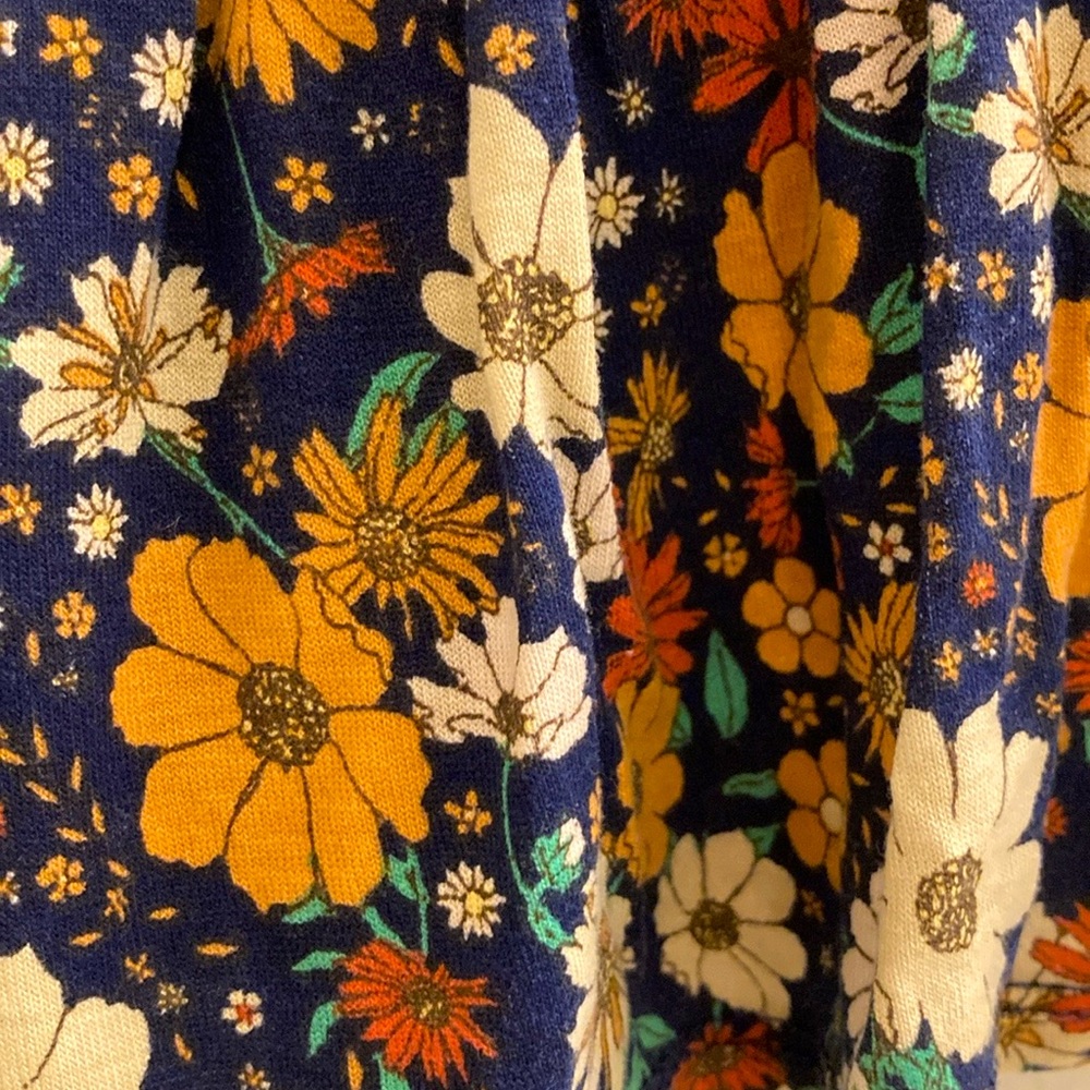 So Junior’s Floral Peplum Crop Top